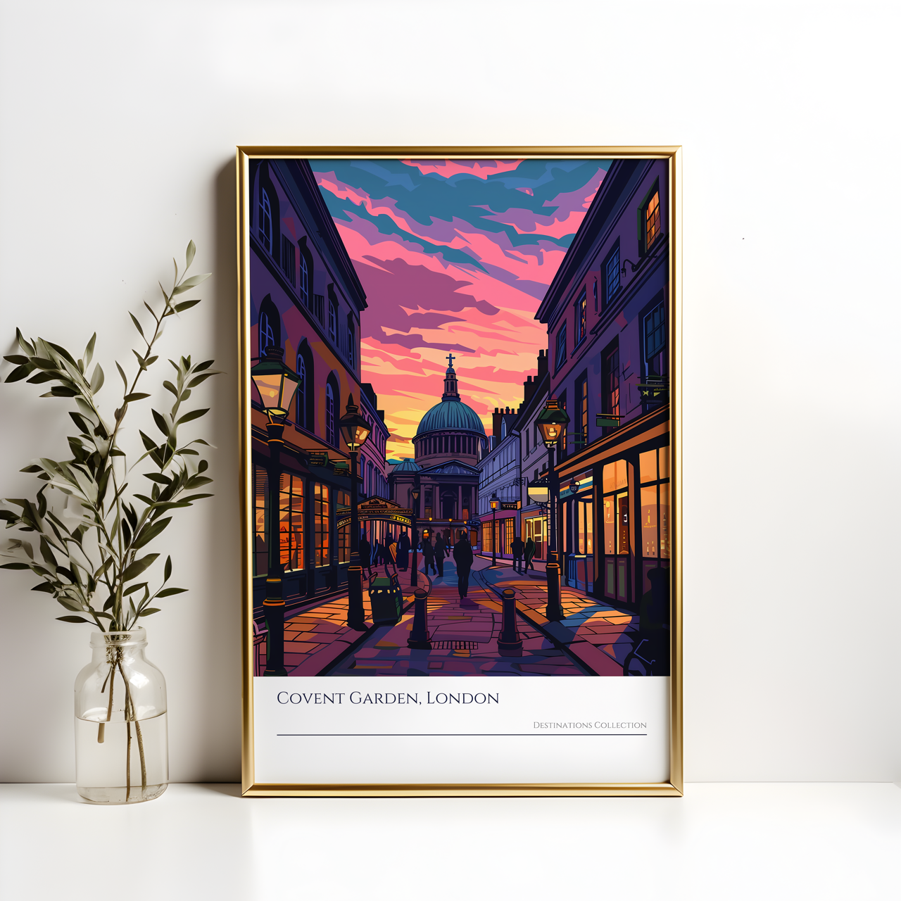 Covent Garden Sunset Poster