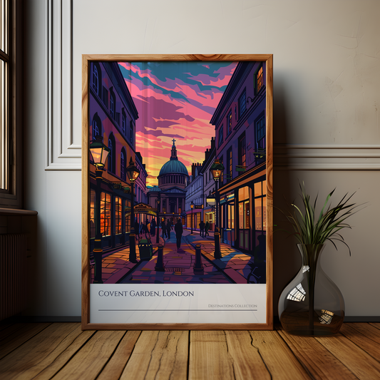 Covent Garden Sunset Poster