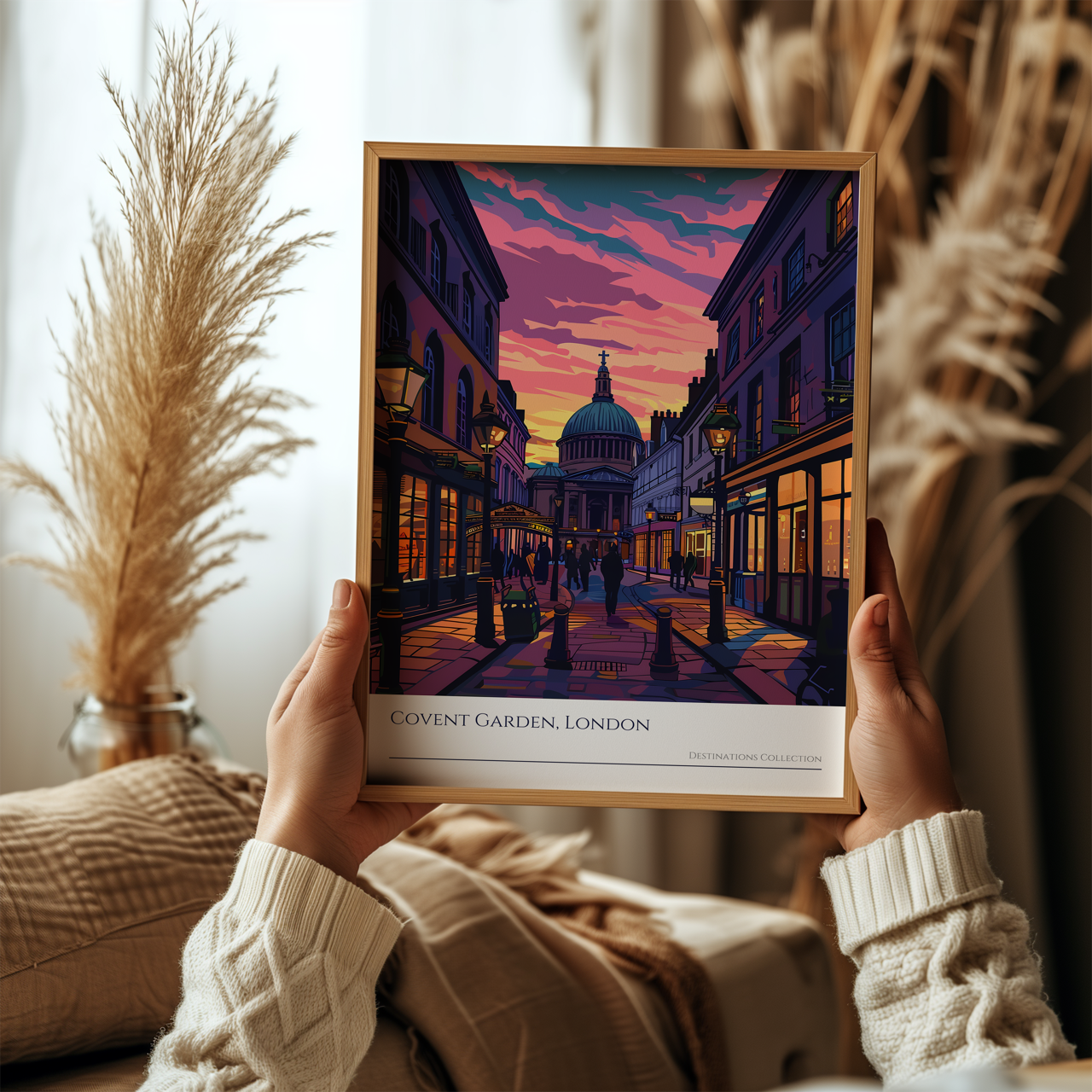 Covent Garden Sunset Poster