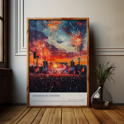 Creamfields Sunset Poster