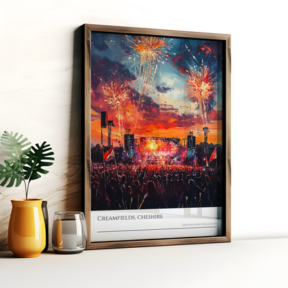 Creamfields Sunset Poster