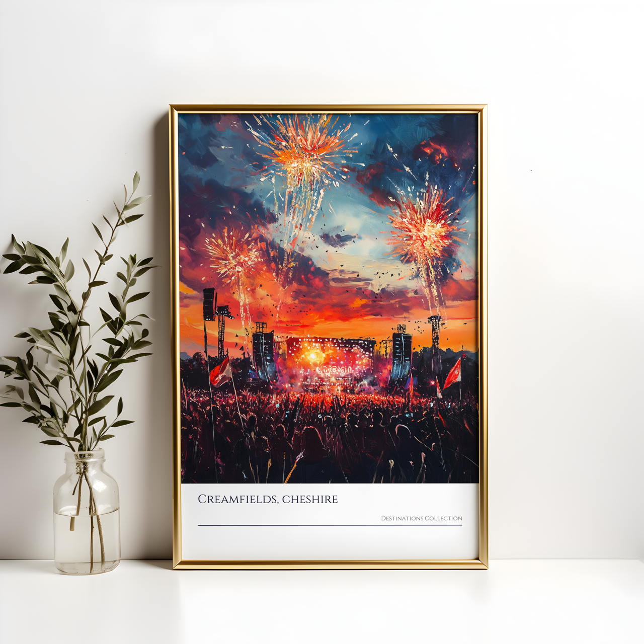 Creamfields Sunset Poster