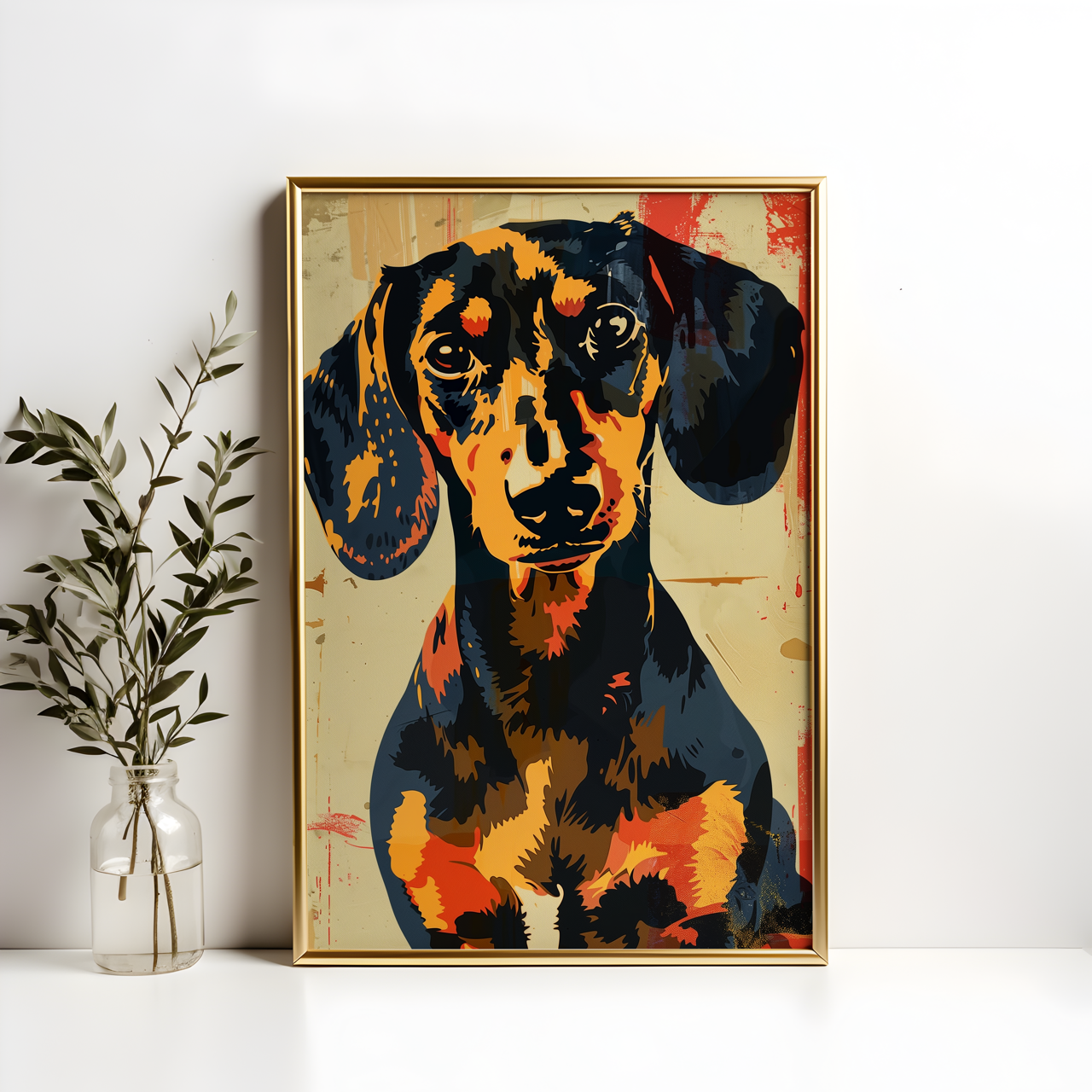 Dachshund Portrait Poster