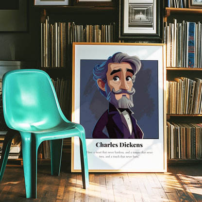 Charles Dickens Quote Poster