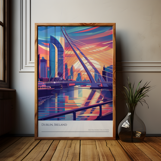 Dublin Sunset Poster