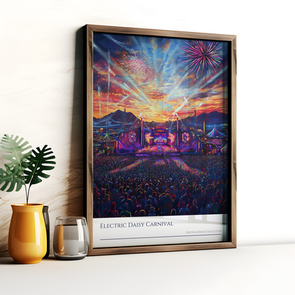 Electric Daisy Carnival Las Vegas Poster