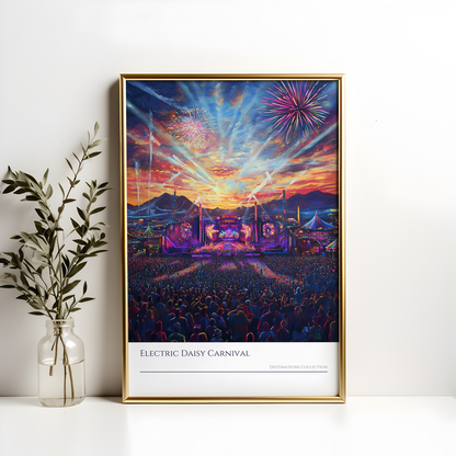 Electric Daisy Carnival Las Vegas Poster