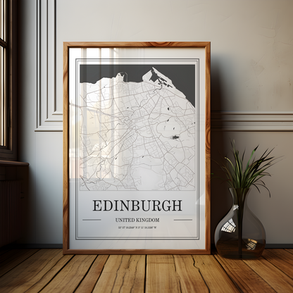 Edinburgh Map Poster