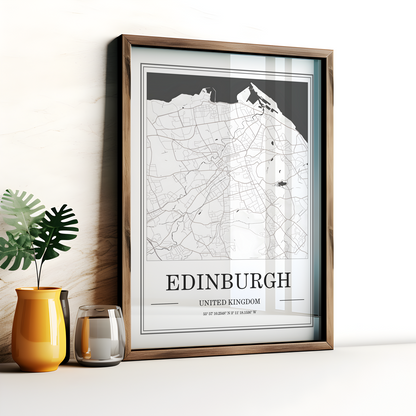 Edinburgh Map Poster