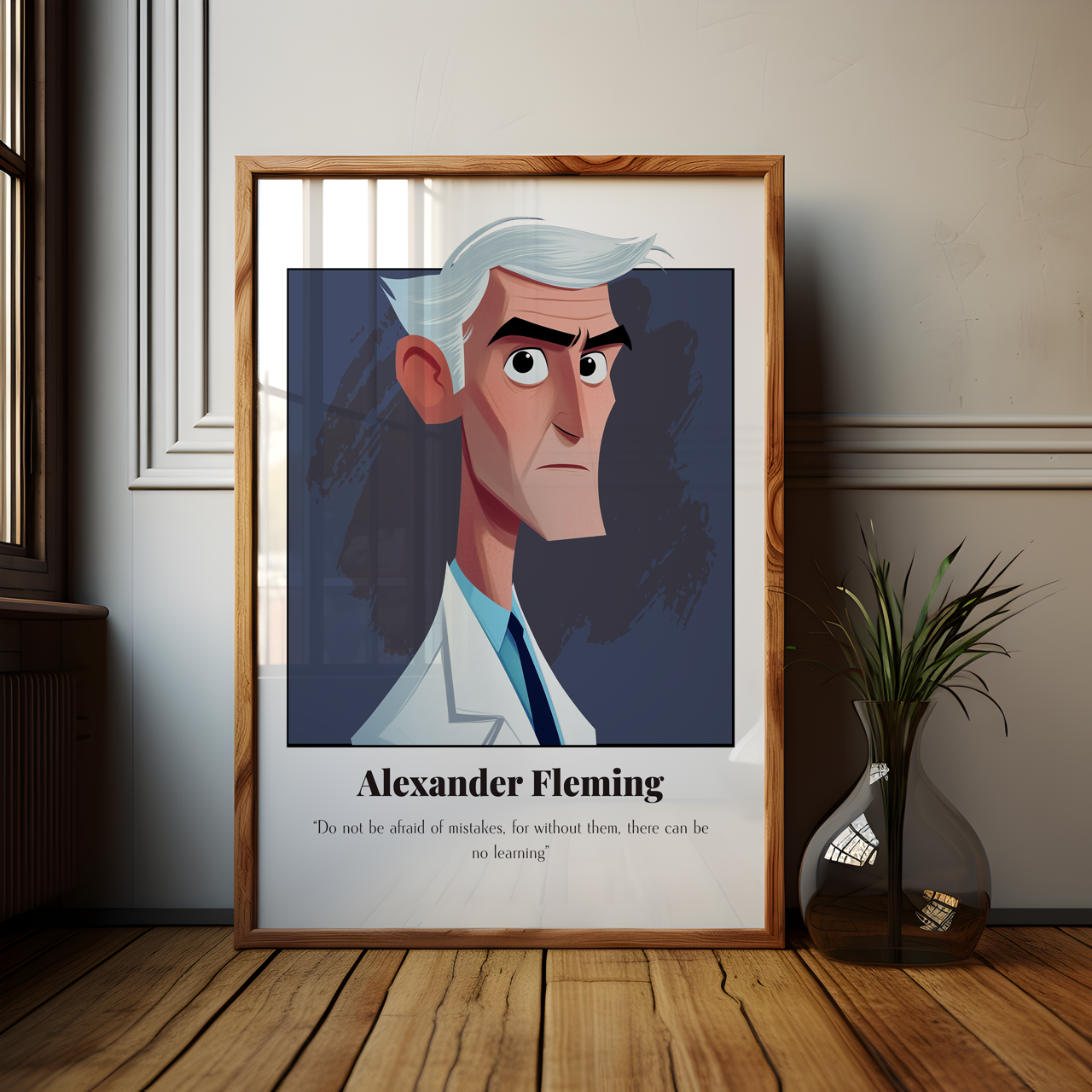 Alexander Fleming Quote Poster