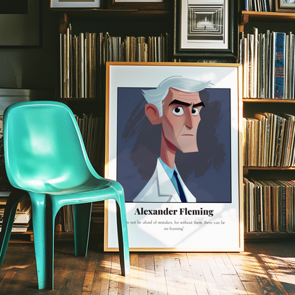 Alexander Fleming Quote Poster