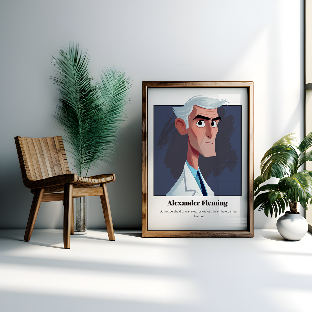 Alexander Fleming Quote Poster