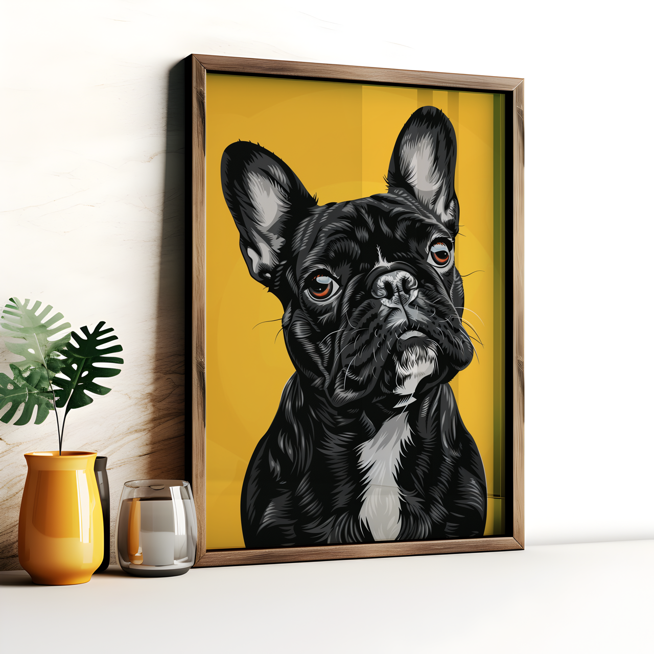 French Bulldog Art Poster