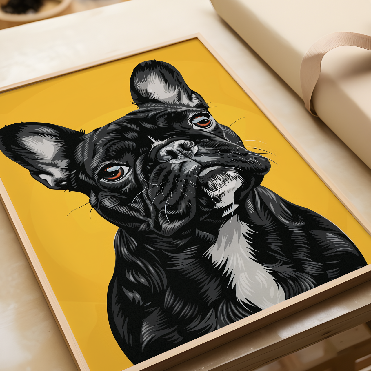 French Bulldog Art Poster