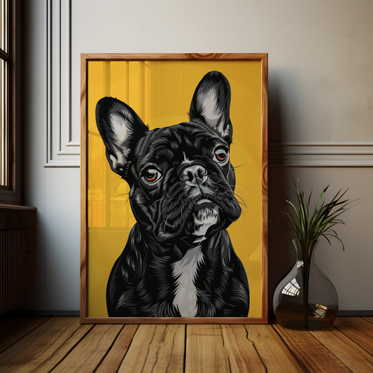 French Bulldog Art Poster