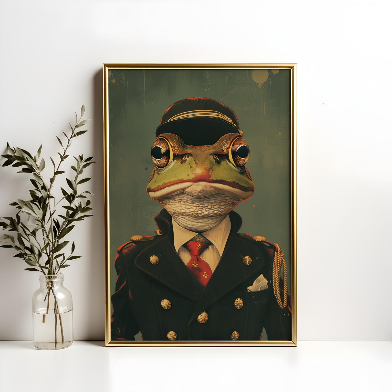 Admiral Frog Poster