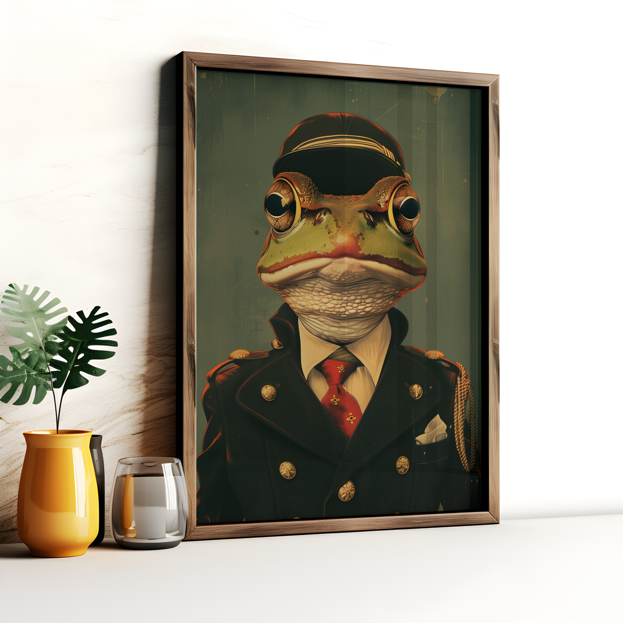 Admiral Frog Poster