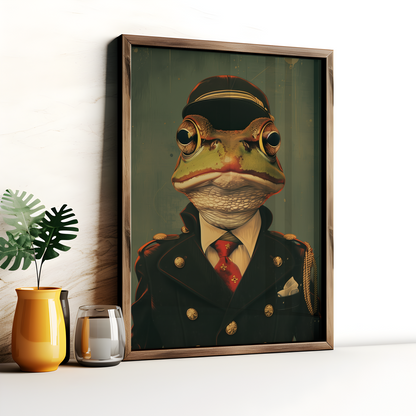 Admiral Frog Poster