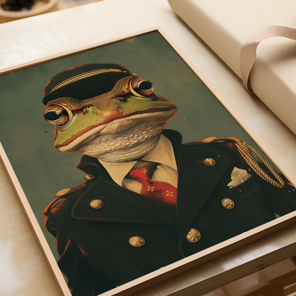 Admiral Frog Poster