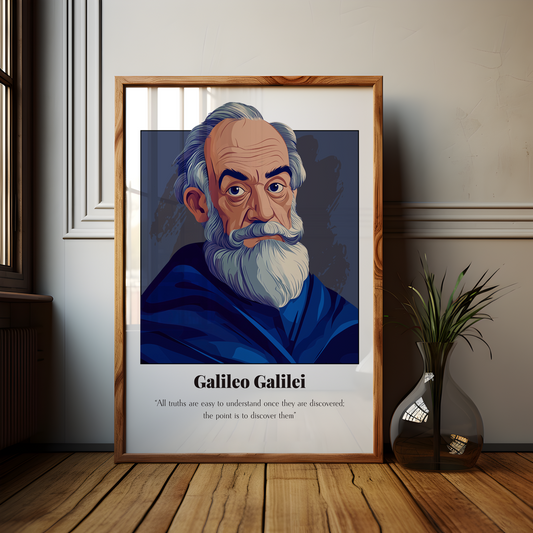 Galileo Galilei Quote Poster