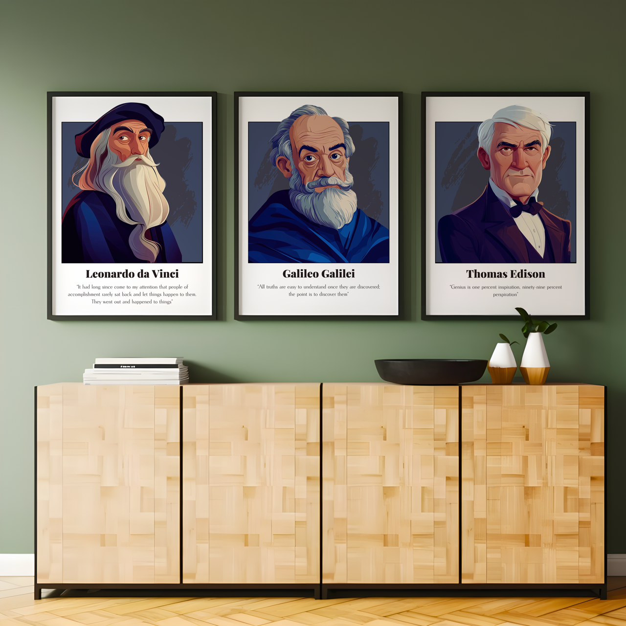 Galileo Galilei Quote Poster