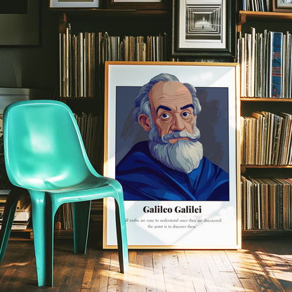 Galileo Galilei Quote Poster