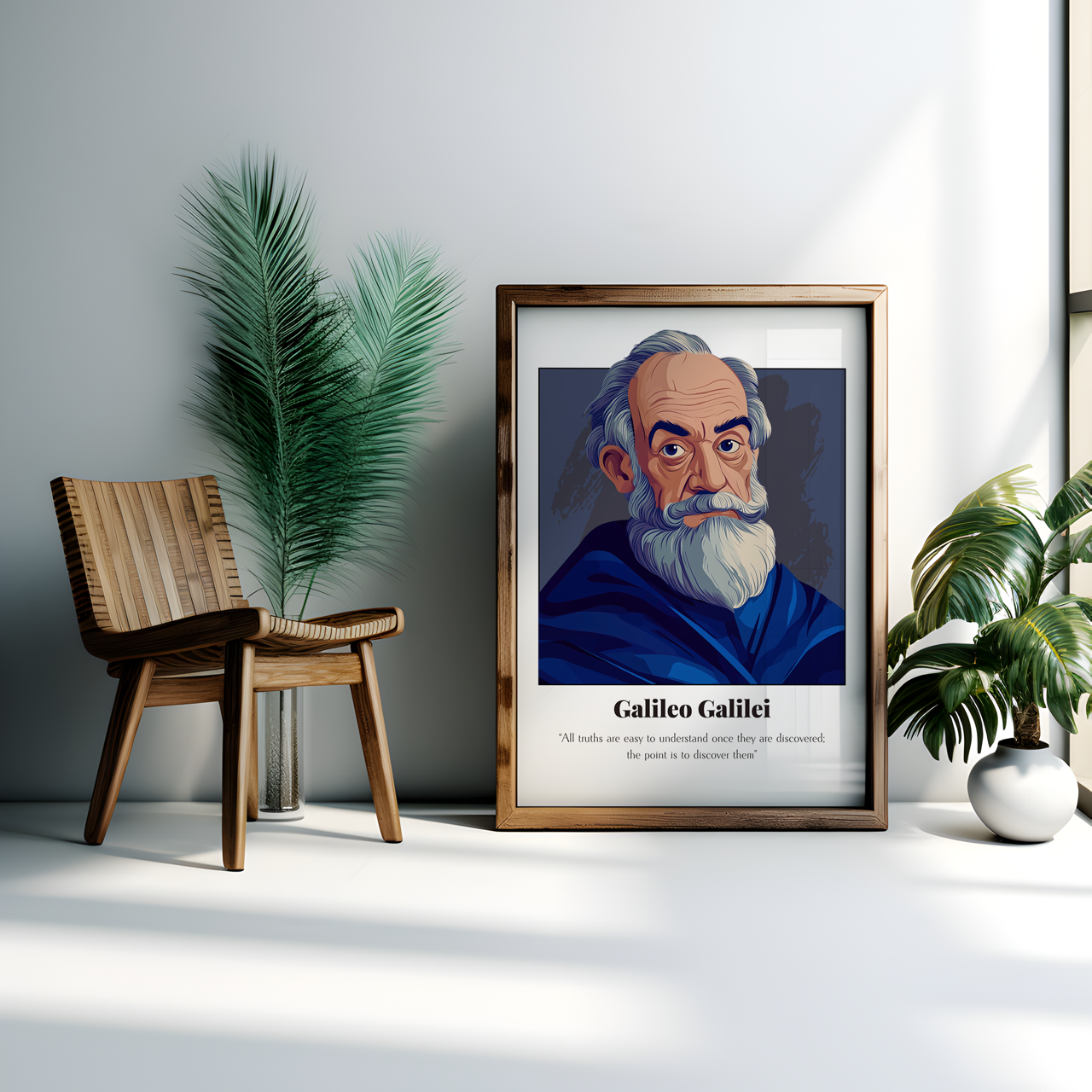 Galileo Galilei Quote Poster