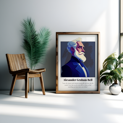 Alexander Graham Bell Quote Poster