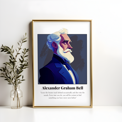 Alexander Graham Bell Quote Poster