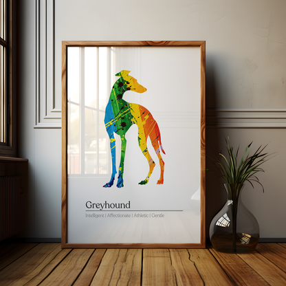 Greyhound Art Poster