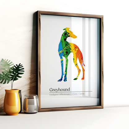 Greyhound Art Poster