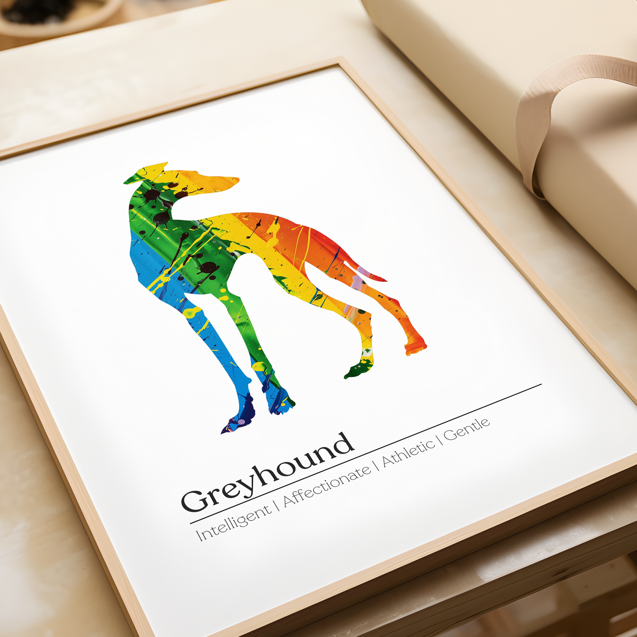 Greyhound Art Poster