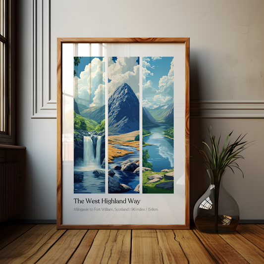 The West Highland Way Trail Poster