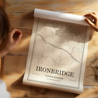 Ironbridge Map Poster