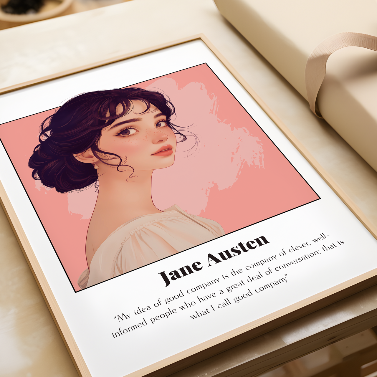 Jane Austen Quote Poster