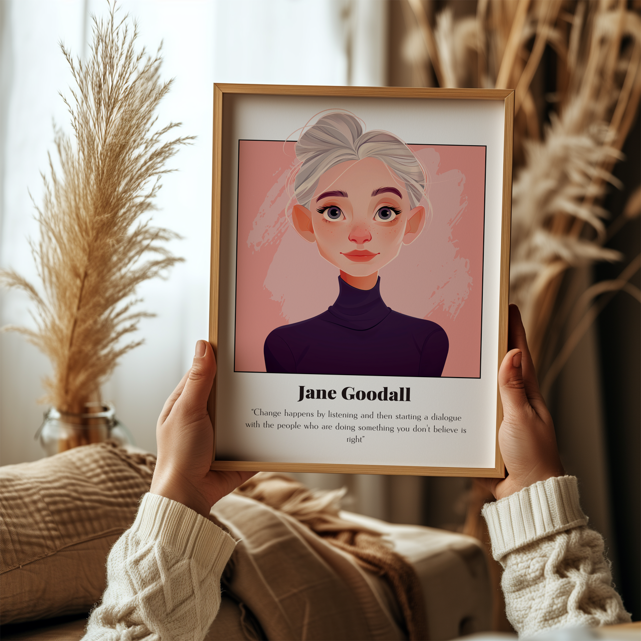 Jane Goodall Quote Poster