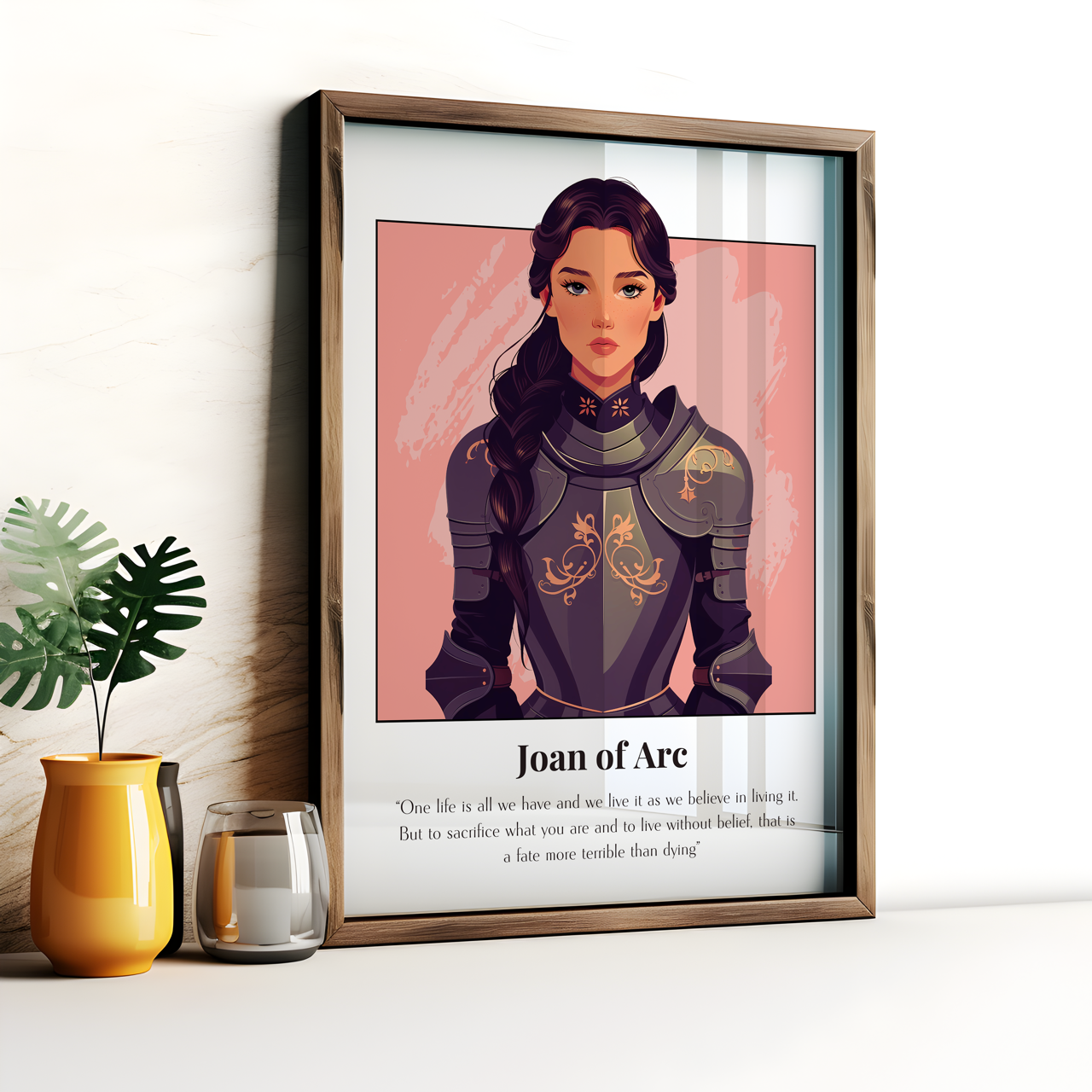 St Joan of Arc Quote Poster