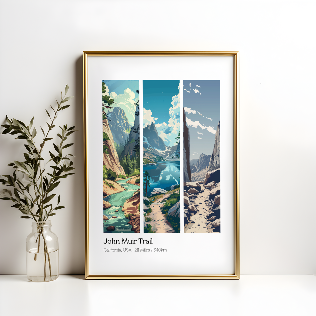 John Muir Trail Poster