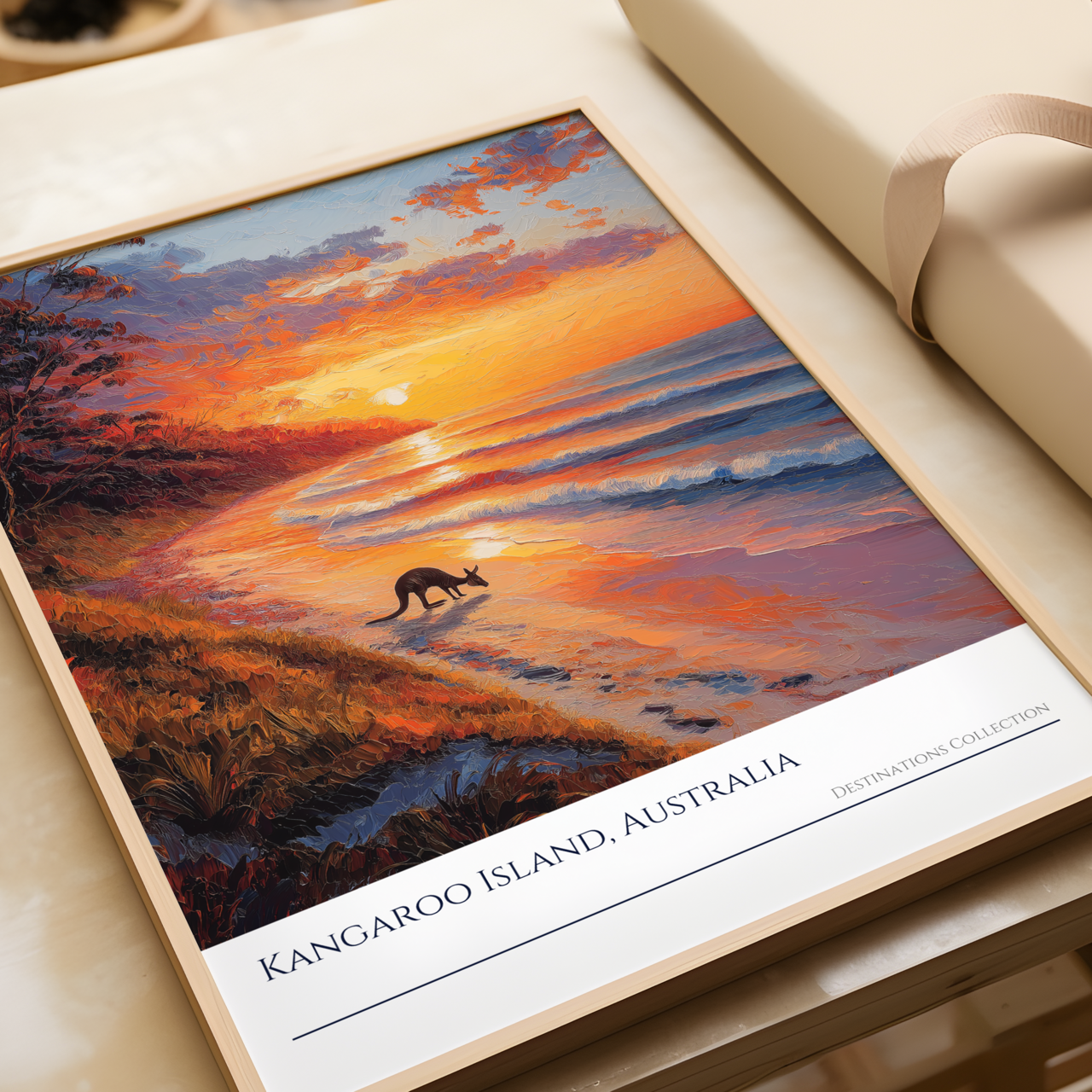 Sunset Kangaroo Island Australia Poster