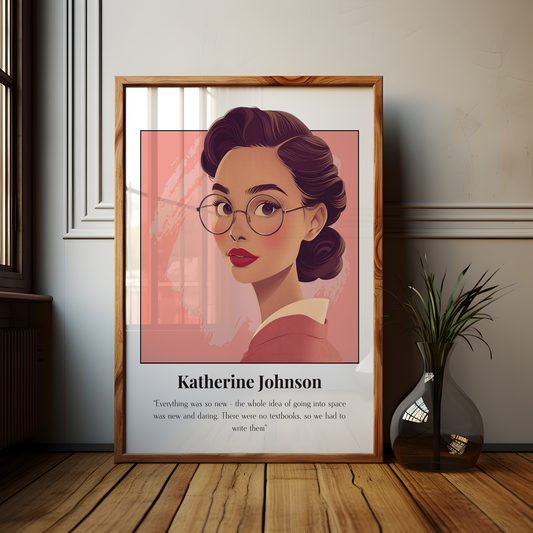 NASA Katherine Johnson Quote Poster