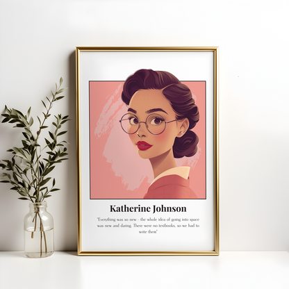 NASA Katherine Johnson Quote Poster