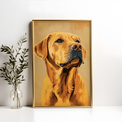 Labrador Retriever Pop Art Poster