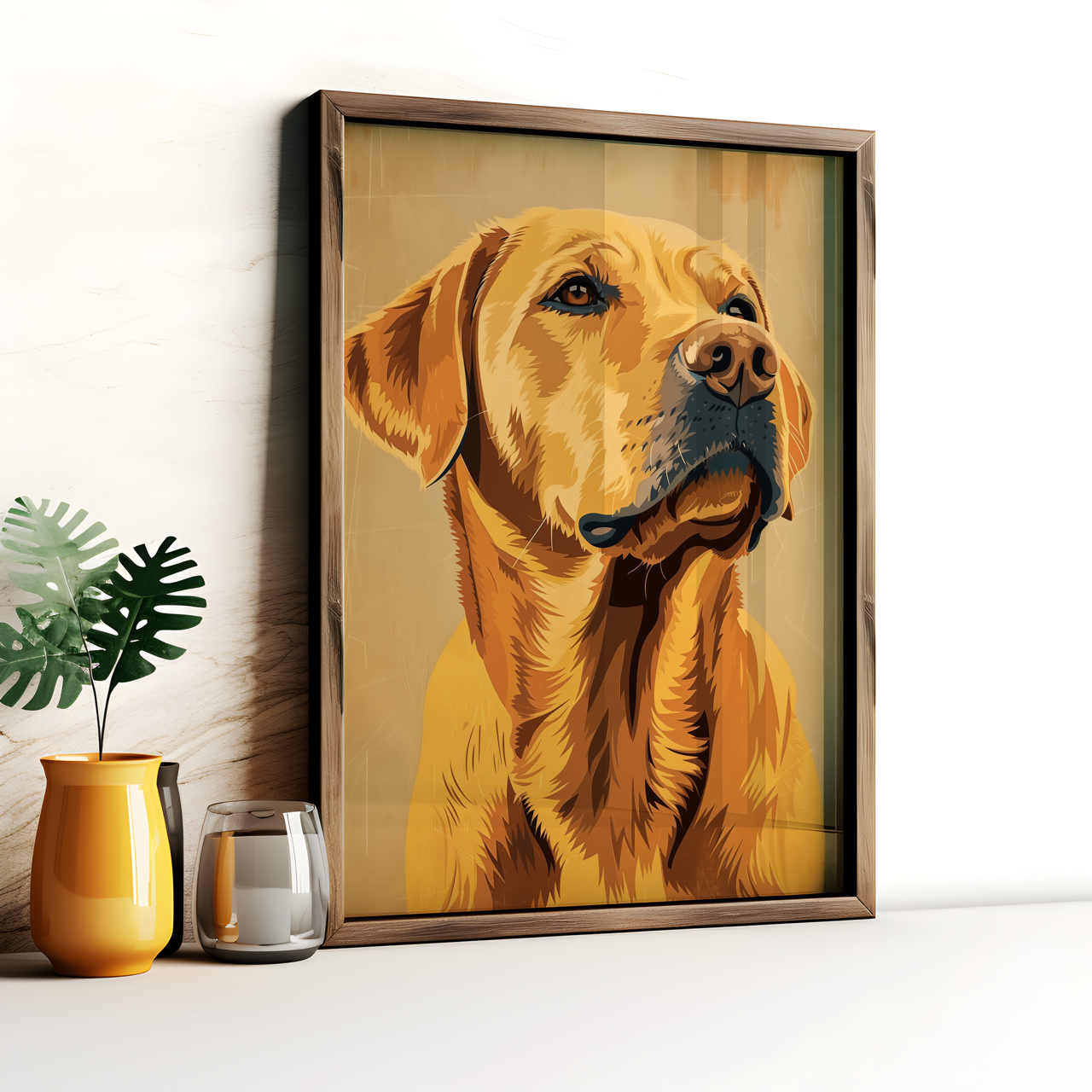 Labrador Retriever Pop Art Poster