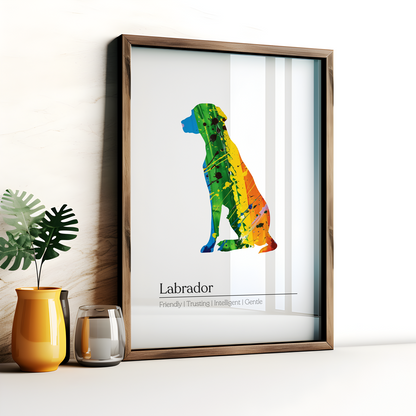 Labrador Art Poster