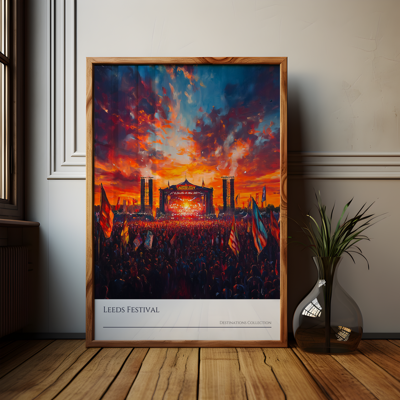 Leeds Festival Sunset Poster