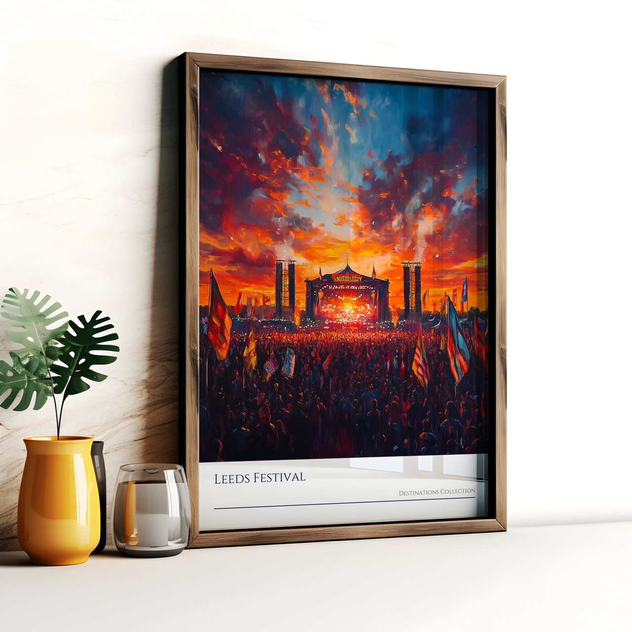 Leeds Festival Sunset Poster