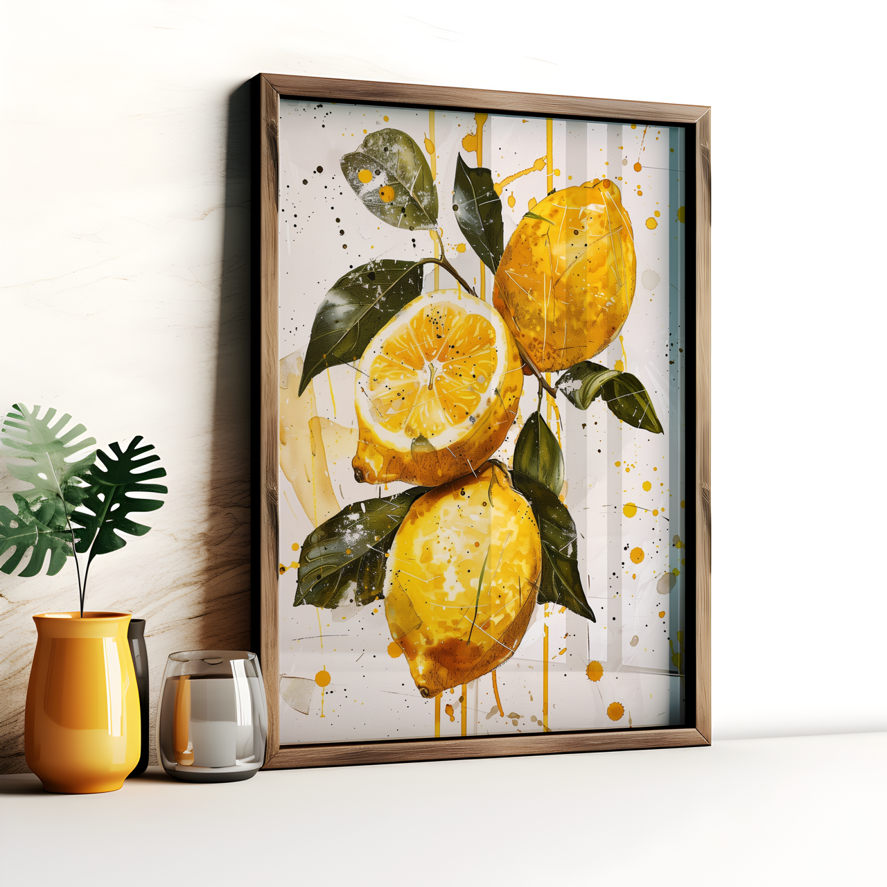 Fresh Lemons Wall Art Poster