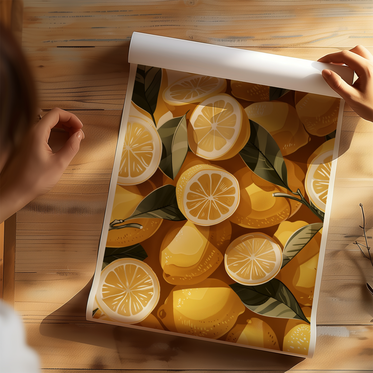 Lemon Delight Wall Art Poster