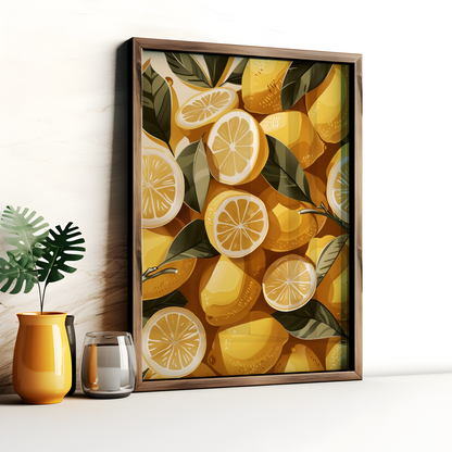 Lemon Delight Wall Art Poster