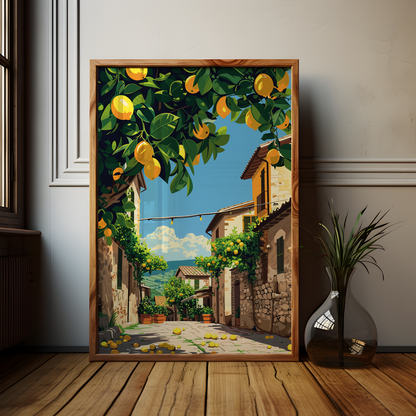 Mediterranean Lemon Poster